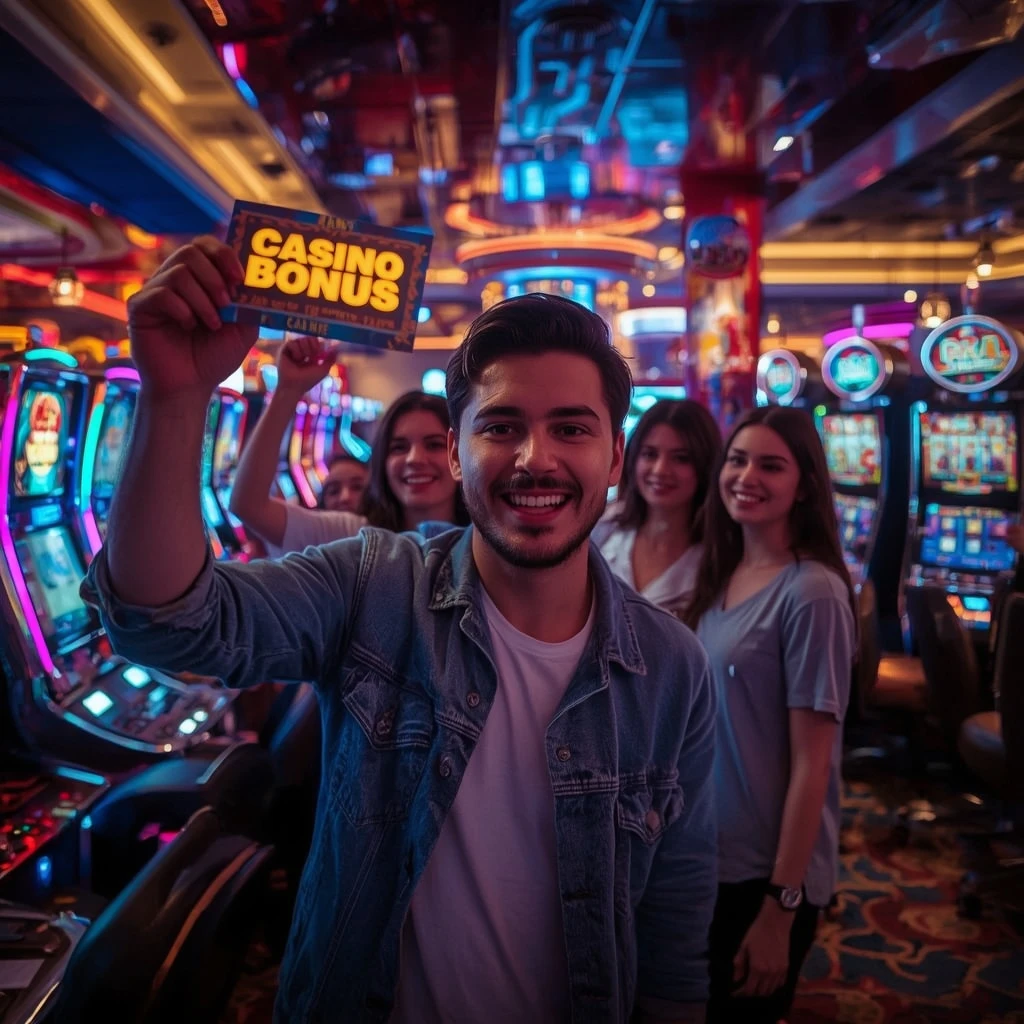 a person with a casino bonus CRICPLAYERS CASINO